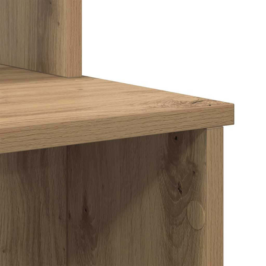Bureau met lade Artisan Eiken 120,5 x 44 x 88,5 cm Bewerkt hout