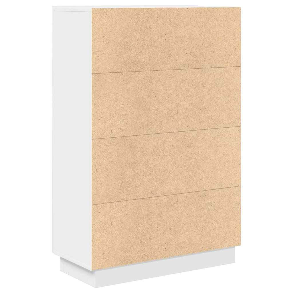 Bureau met plank Wit 71,5 x 31,5 x 106,5 cm Bewerkt hout