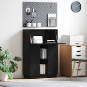 Bureau zwart eiken 71,5x31,5x106,5 cm