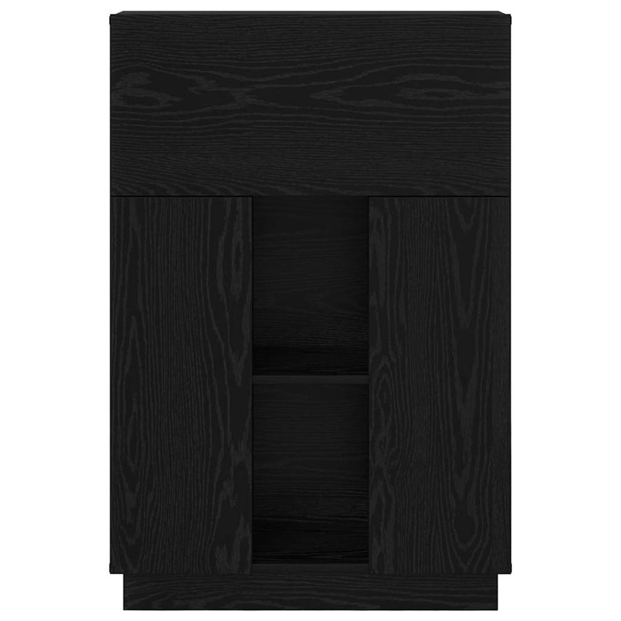Bureau Zwart Eiken 71,5 x 31,5 x 106,5 cm Bewerkt hout