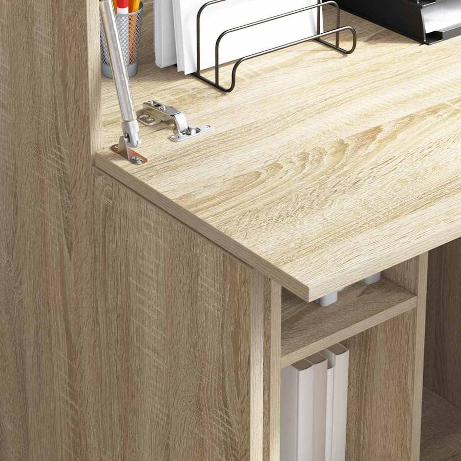 Bureau Sonoma Eiken 71,5 x 31,5 x 106,5 cm Bewerkt hout