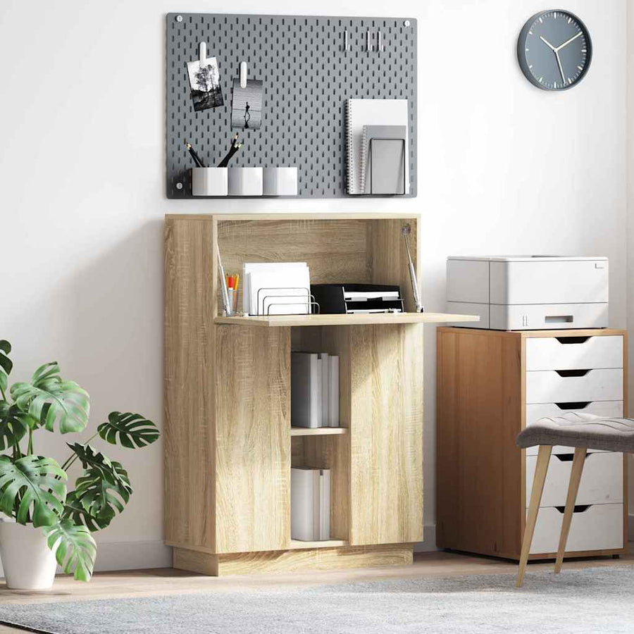 Bureau Sonoma Eiken 71,5 x 31,5 x 106,5 cm Bewerkt hout