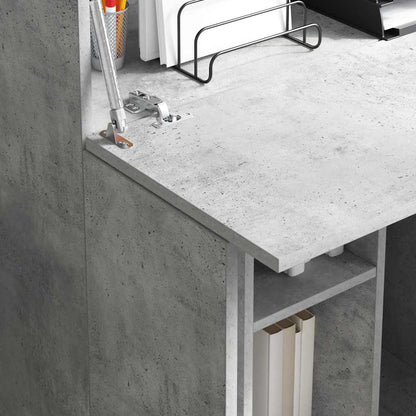 Bureau Beton Grijs 71,5 x 31,5 x 106,5 cm Bewerkt hout