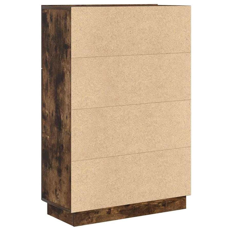 Bureau Gerookt eiken 71,5 x 31,5 x 106,5 cm Bewerkt hout