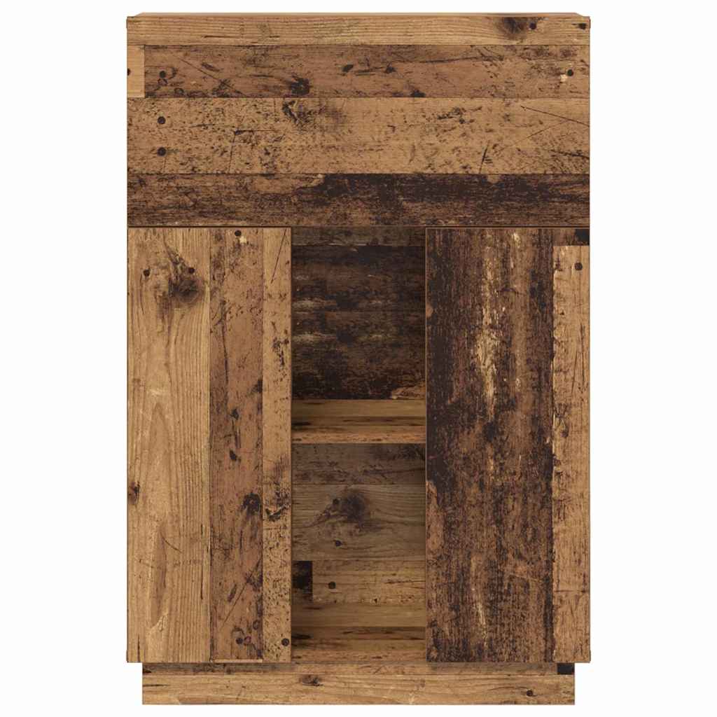Bureau met plank Oud Hout 71,5 x 31,5 x 106,5 cm Bewerkt hout