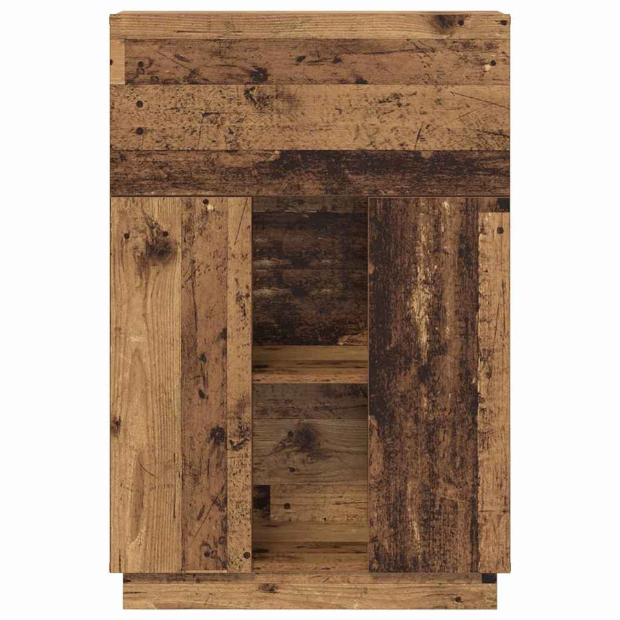 Bureau met plank Oud Hout 71,5 x 31,5 x 106,5 cm Bewerkt hout