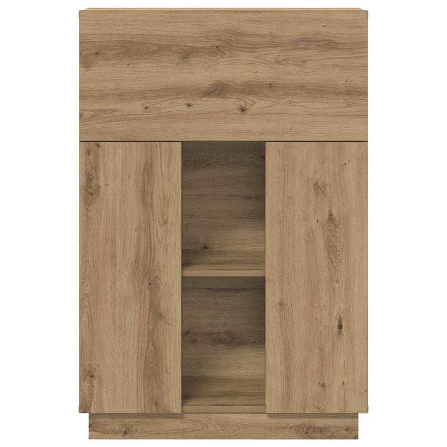 Bureau Artisan Eiken 71,5 x 31,5 x 106,5 cm Bewerkt hout
