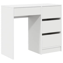 Bureau met lade met opslag Wit 90 x 37,5 x 75 cm Bewerkt hout