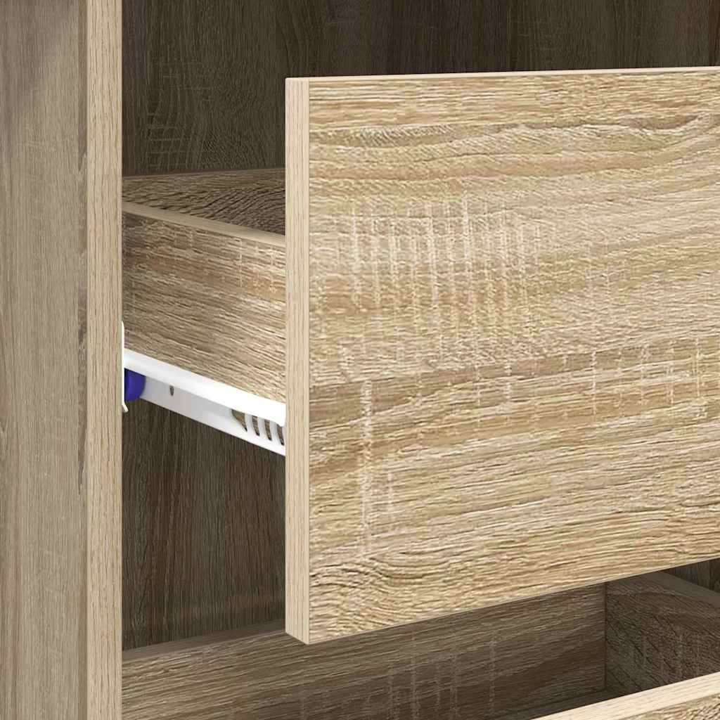 Bureau met lade Sonoma Eiken 90 x 37,5 x 75 cm Bewerkt hout