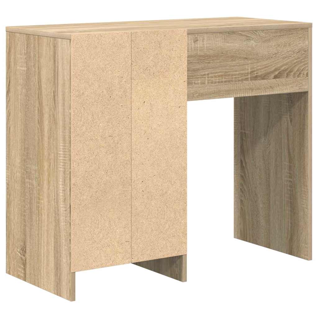 Bureau met lade Sonoma Eiken 90 x 37,5 x 75 cm Bewerkt hout