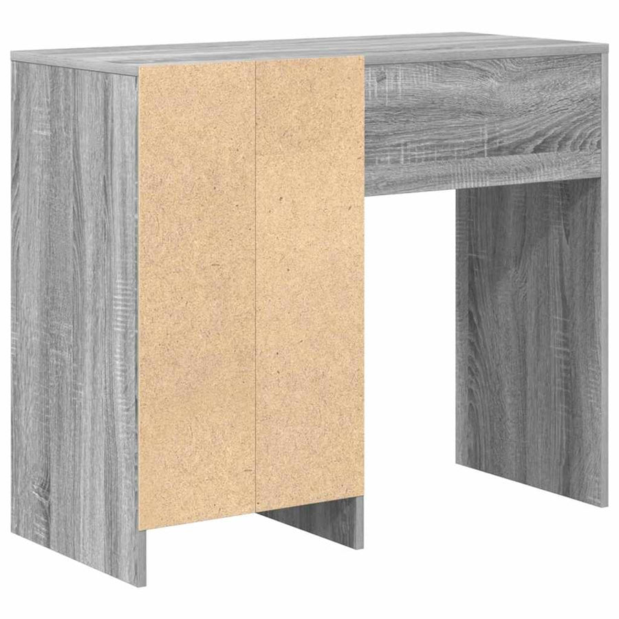 Bureau met lade Grijs Sonoma 90 x 37,5 x 75 cm Bewerkt hout