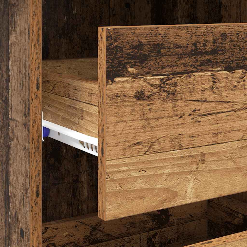Bureau met lade Oud Hout 90 x 37,5 x 75 cm Bewerkt hout