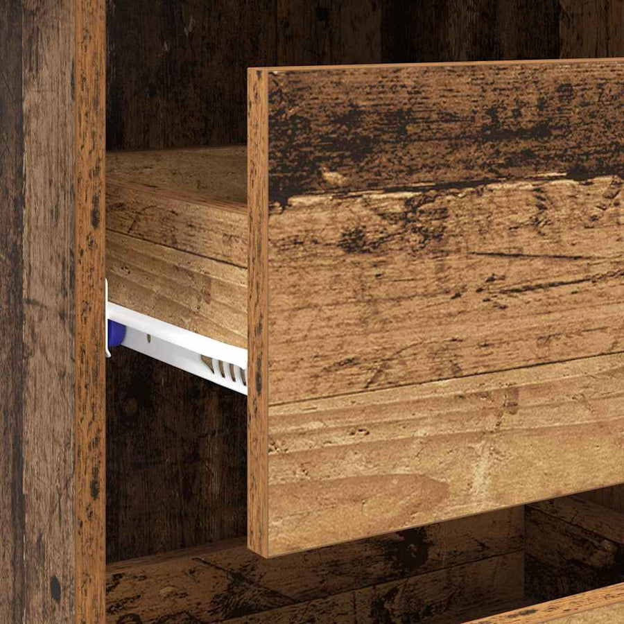 Bureau met lade Oud Hout 90 x 37,5 x 75 cm Bewerkt hout