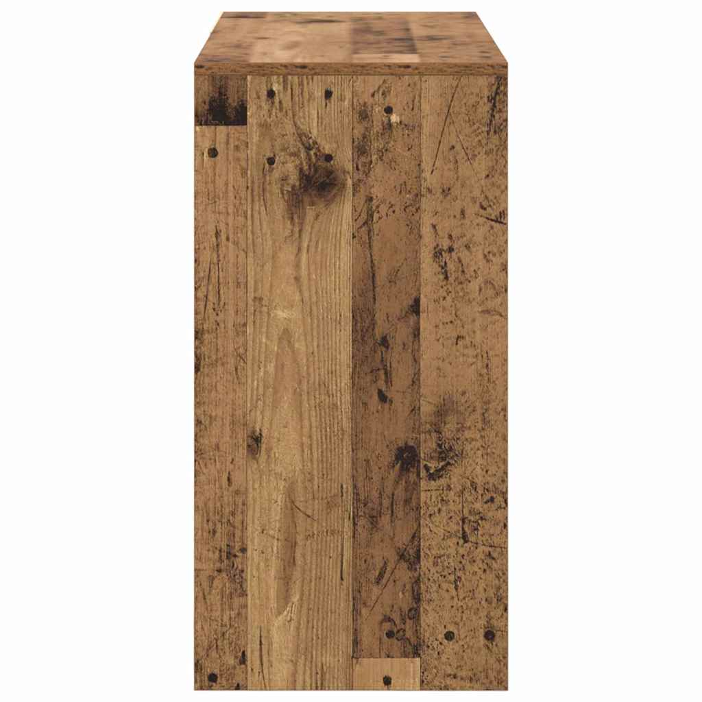 Bureau met lade Oud Hout 90 x 37,5 x 75 cm Bewerkt hout