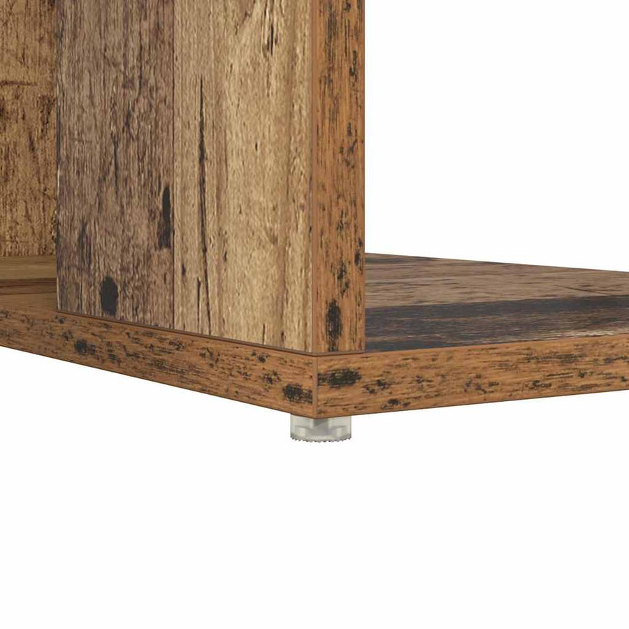 Bureau met plank Oud Hout 130 x 50.5 x 75 cm Bewerkt hout