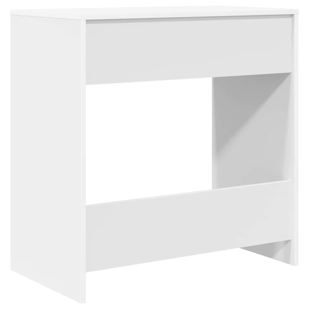 Bureau met lade met opslag Wit 77.5 x 43 x 79 cm Bewerkt hout