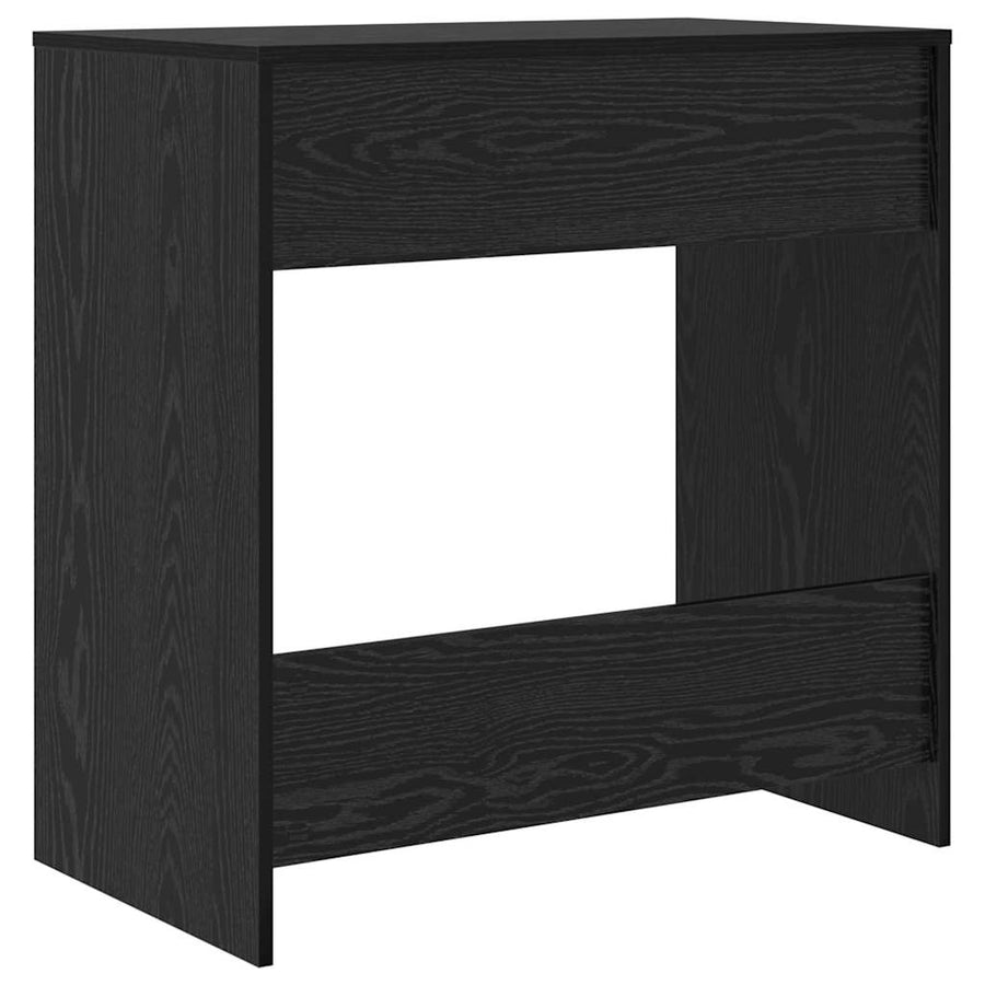 Bureau Zwart Eik 77,5x43x79 cm Geengineerd Hout