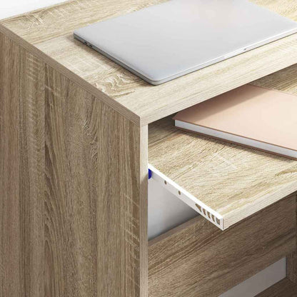 Bureau met lade Sonoma Eiken 77.5 x 43 x 79 cm Bewerkt hout