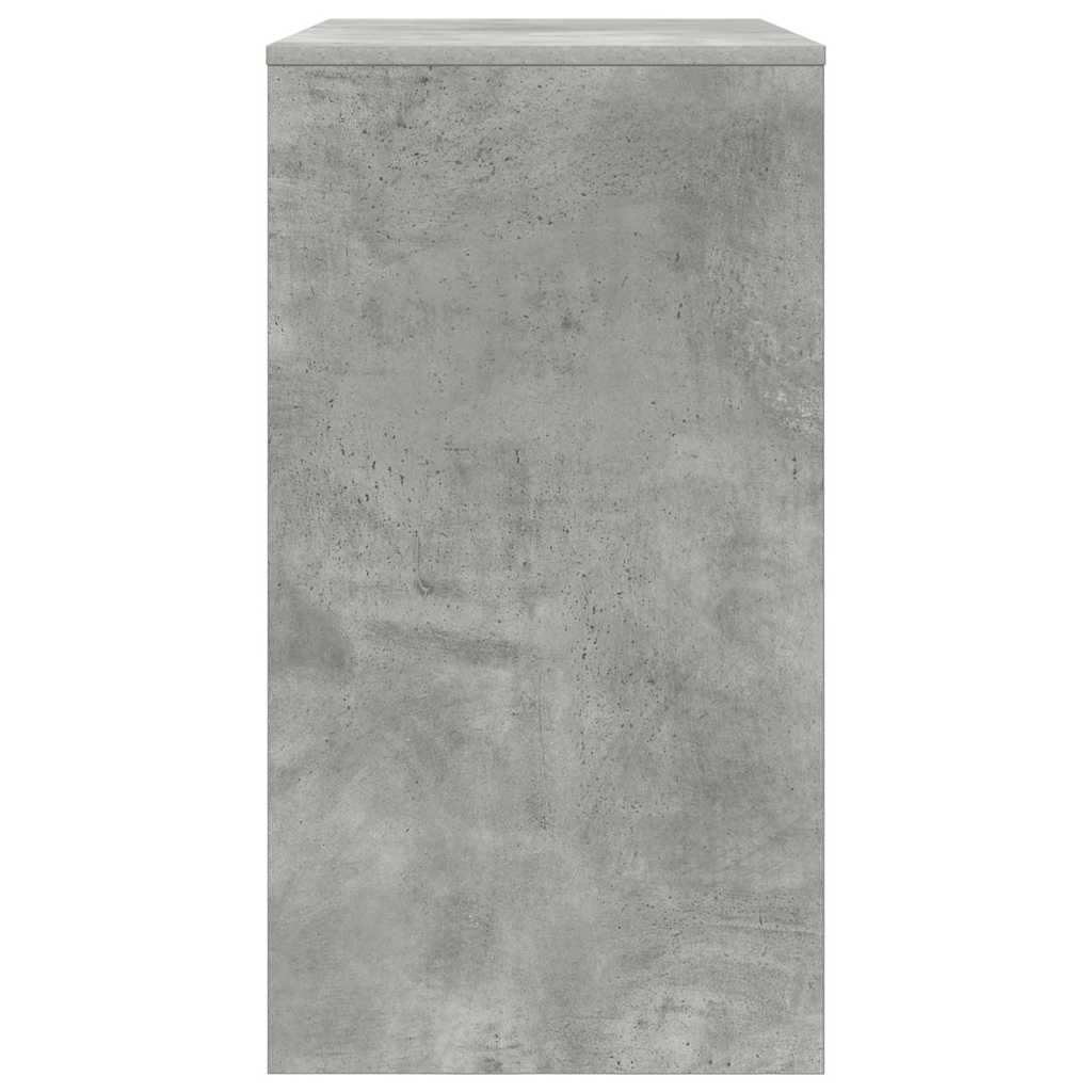 Bureau met lade Beton Grijs 77.5 x 43 x 79 cm Bewerkt hout