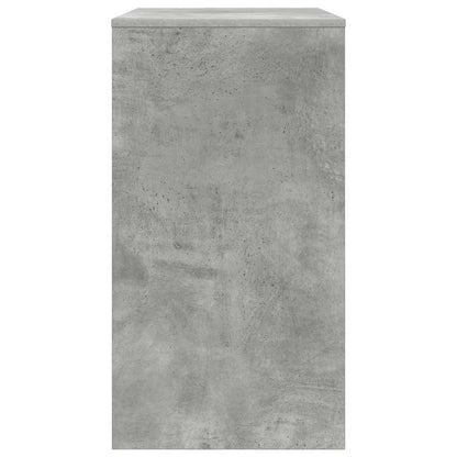 Bureau met lade Beton Grijs 77.5 x 43 x 79 cm Bewerkt hout