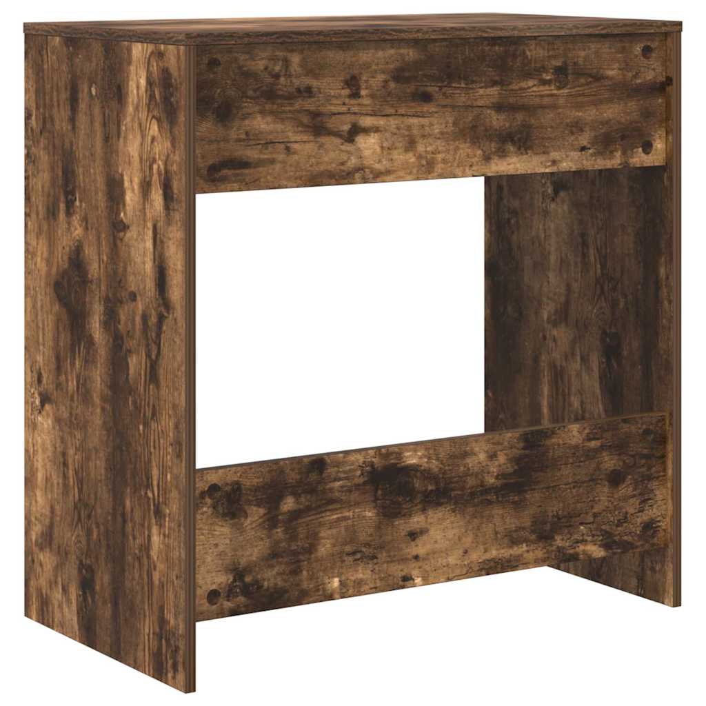 Bureau met lade Gerookt eiken 77.5 x 43 x 79 cm Bewerkt hout