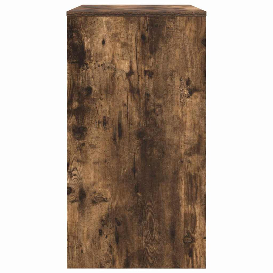 Bureau met lade Gerookt eiken 77.5 x 43 x 79 cm Bewerkt hout
