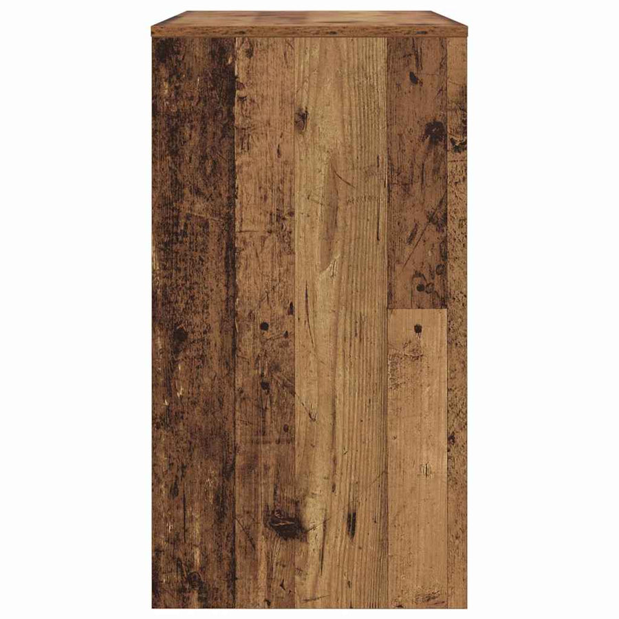 Bureau met lade Oud Hout 77.5 x 43 x 79 cm Bewerkt hout