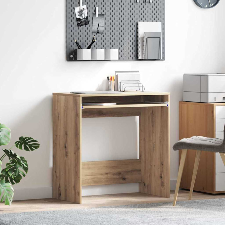 Bureau met lade Artisan Eiken 77.5 x 43 x 79 cm Bewerkt hout