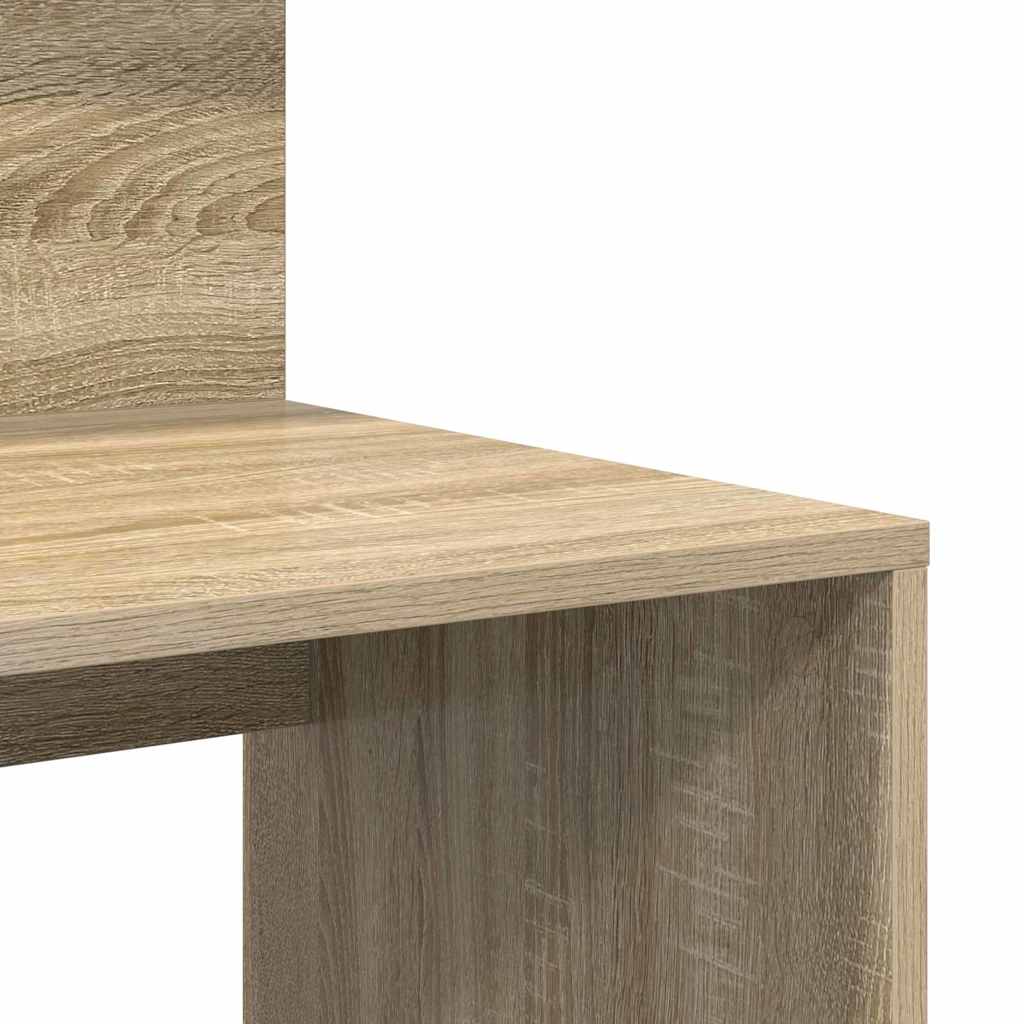 Bureau met plank Sonoma Eiken 90 x 48 x 101,5 cm Bewerkt hout