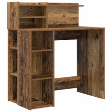 Bureau met plank Oud Hout 90 x 48 x 101,5 cm Bewerkt hout