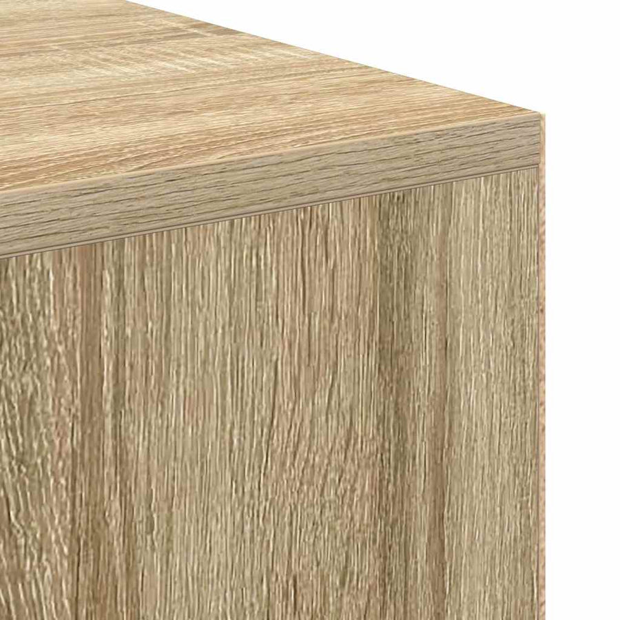 Bureau met plank Sonoma Eiken 102 x 50 x 75 cm Bewerkt hout