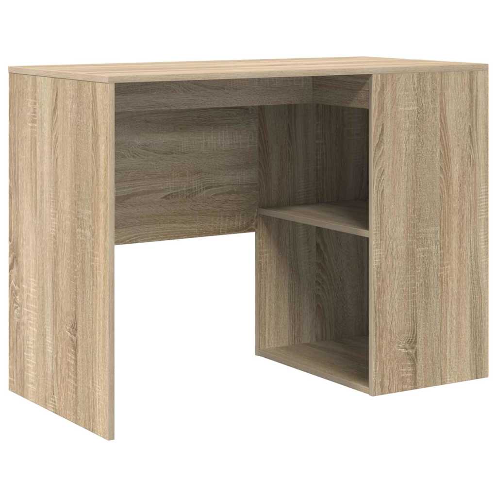 Bureau met plank Sonoma Eiken 102 x 50 x 75 cm Bewerkt hout