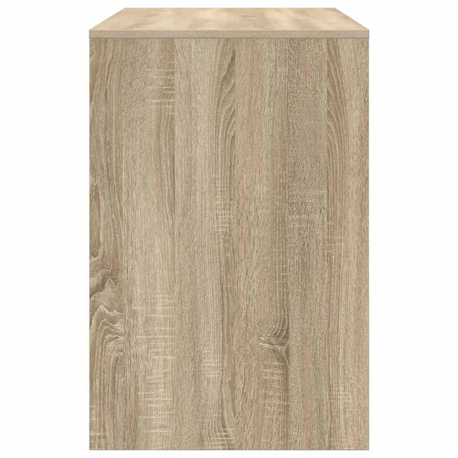 Bureau met plank Sonoma Eiken 102 x 50 x 75 cm Bewerkt hout