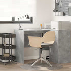 Desk with shelf Concrete Grey 102 x 50 x 75 cm Engineered wood