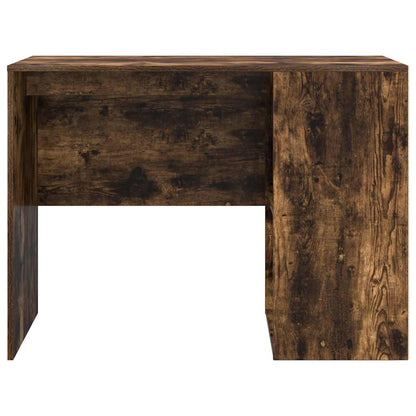 Bureau met plank Gerookt eiken 102 x 50 x 75 cm Bewerkt hout