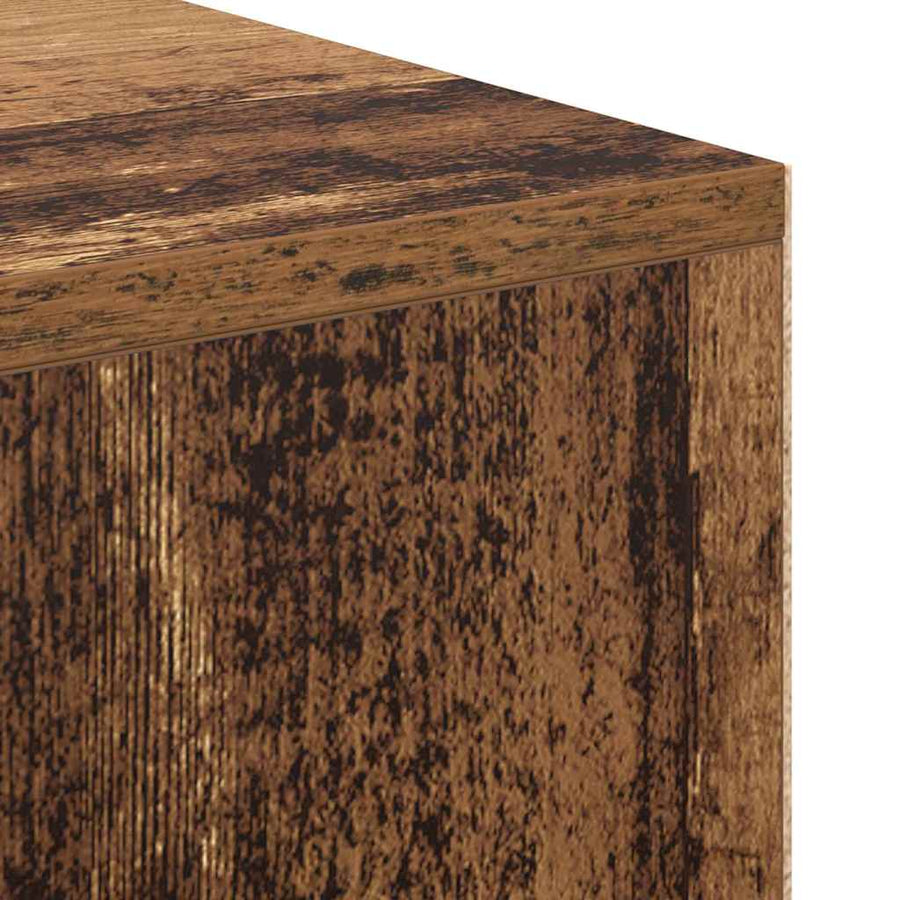Bureau met plank Oud Hout 102 x 50 x 75 cm Bewerkt hout