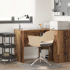 Desk with Shelf Old Wood 102 x 50 x 75 cm Treated wood
