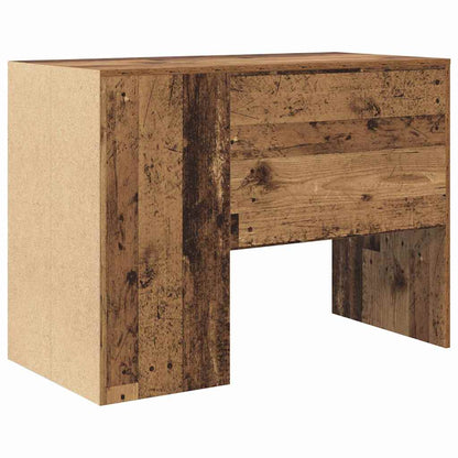 Bureau met plank Oud Hout 102 x 50 x 75 cm Bewerkt hout