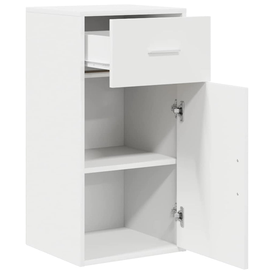 Dressoir met lade Wit 38 x 34 x 75 cm