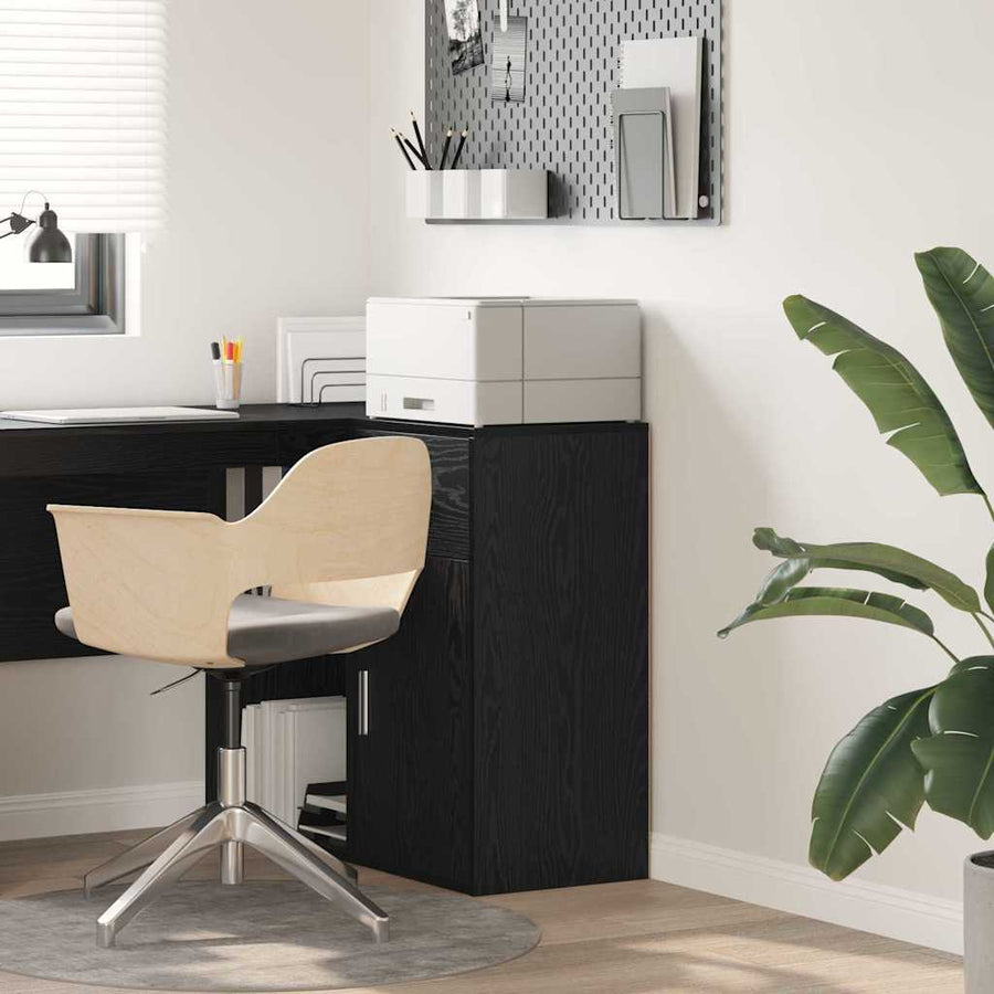 Dressoir met lade Zwart Eiken 38 x 34 x 75 cm