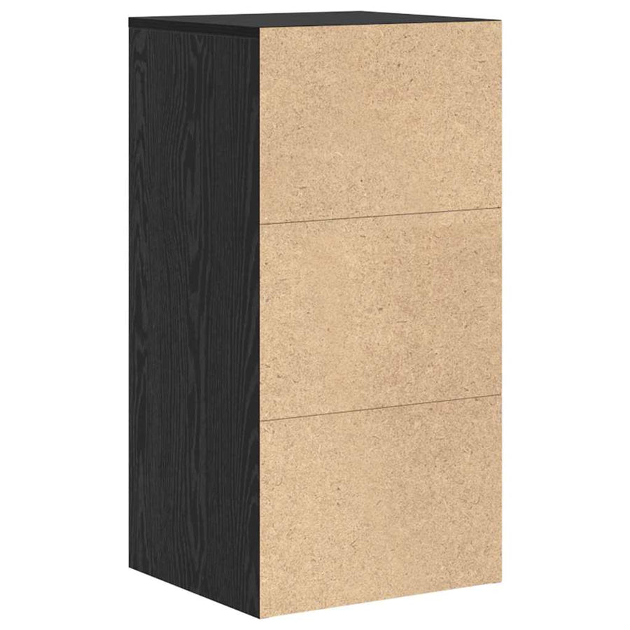 Dressoir met lade Zwart Eiken 38 x 34 x 75 cm