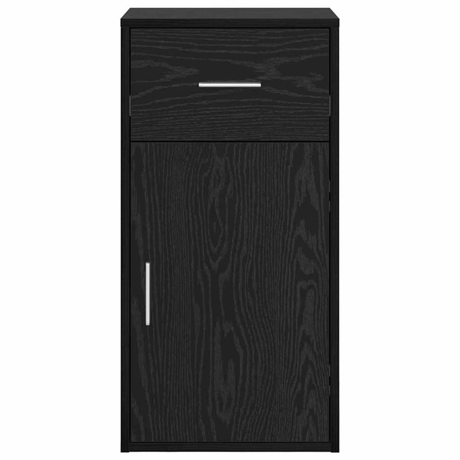 Dressoir met lade Zwart Eiken 38 x 34 x 75 cm