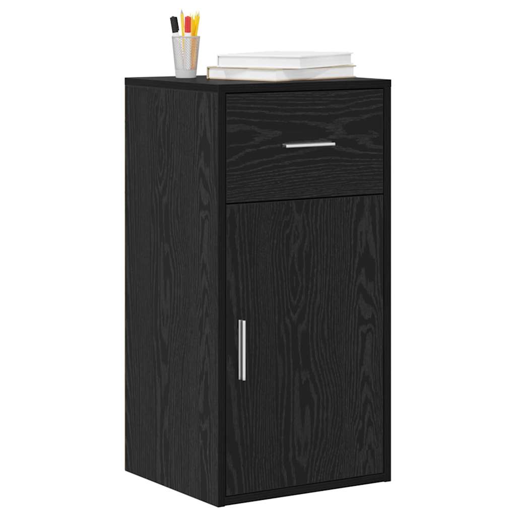 Dressoir met lade Zwart Eiken 38 x 34 x 75 cm