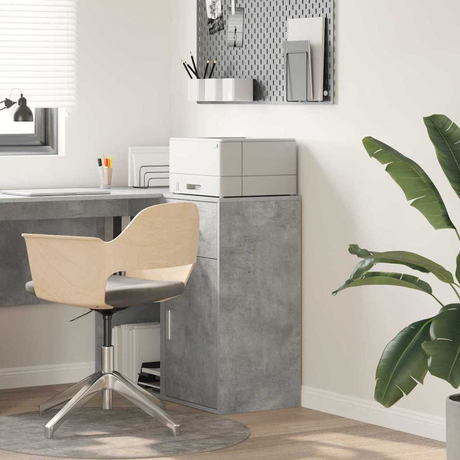 Dressoir met lade Beton Grijs 38 x 34 x 75 cm