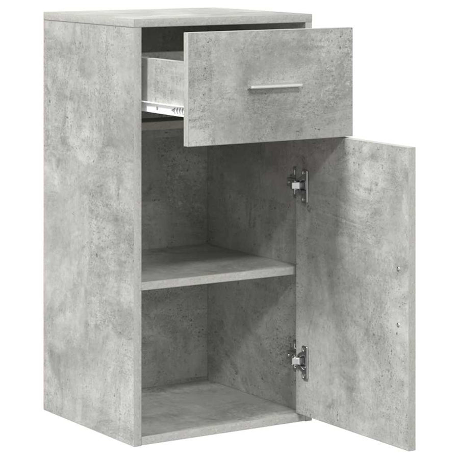 Dressoir met lade Beton Grijs 38 x 34 x 75 cm