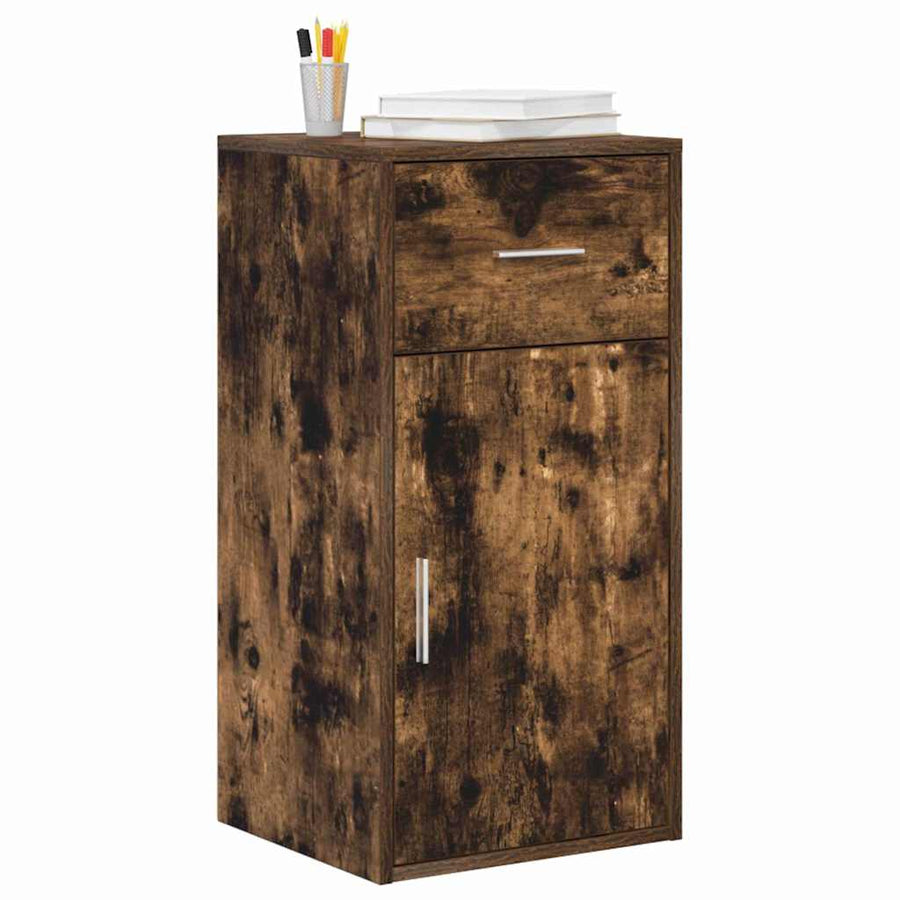 Dressoir met lade Gerookt eiken 38 x 34 x 75 cm