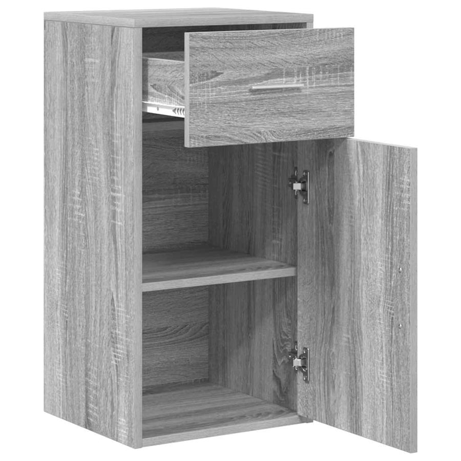 Sideboard Grijs Sonoma 38x34,5x75 cm Geëngineerd Hout