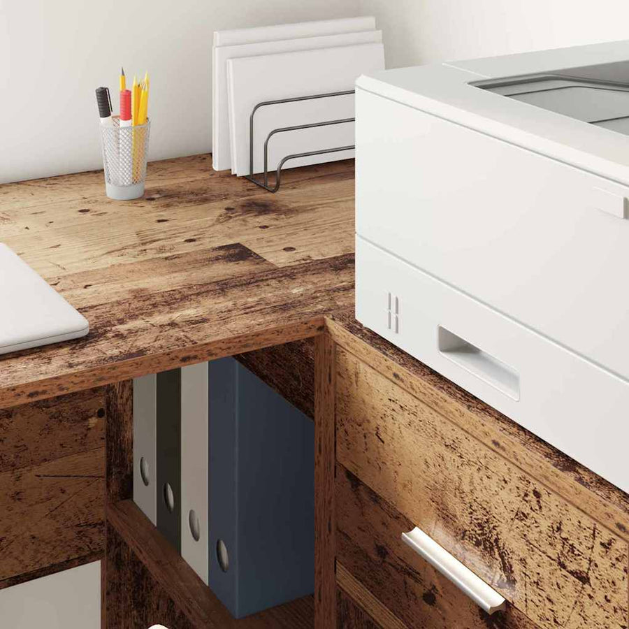 Dressoir met lade Oudhout 38 x 34 x 75 cm