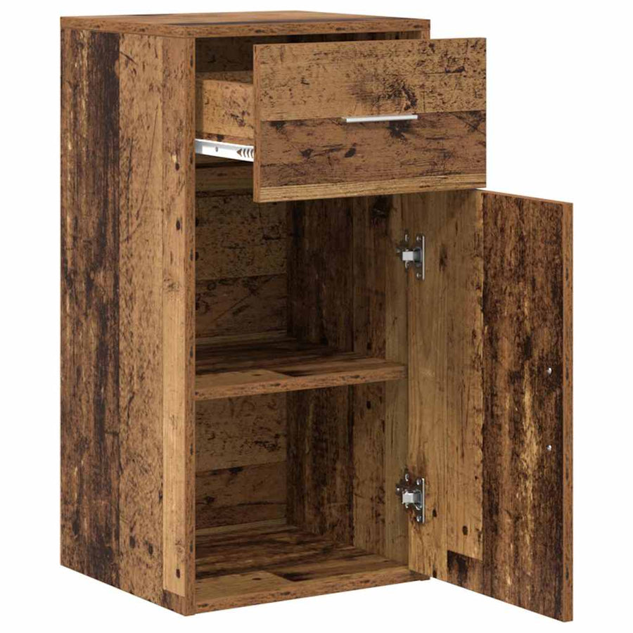 Dressoir met lade Oudhout 38 x 34 x 75 cm