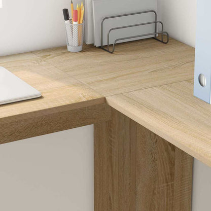 Hoekbureau Sonoma Eiken 140 x 113,5 x 75 cm Bewerkt hout